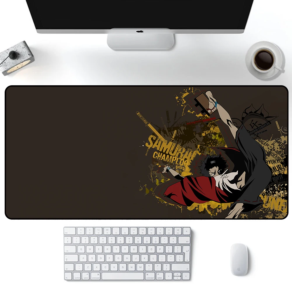 Samurai Champloo Mouse Pad Large Gaming Mousepad PC Gamer XXL Computer Office Mouse Mat Keyboard Mat 15 - Samurai Champloo Merch